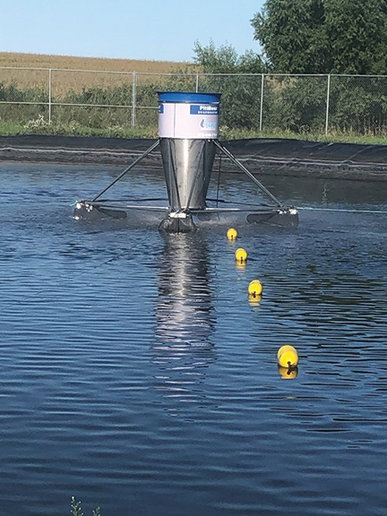 The PittBoss from RWI sits above the water or ash pond to reduce the amount of fluid that needs to be disposed of.
